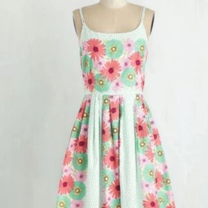 NWT Bea & Dot Floral Tea Dress Medium